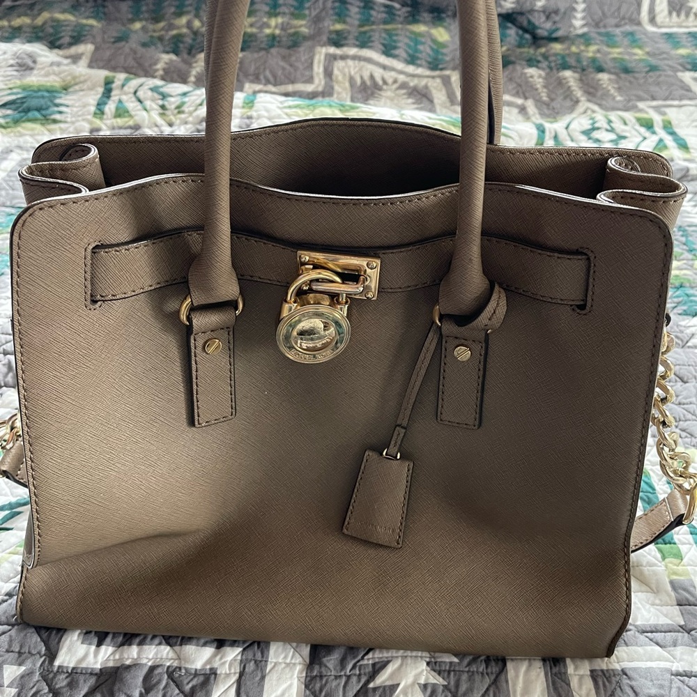 Elegant Taupe Handbag